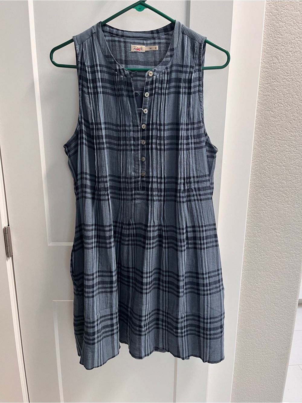Women's Faherty Issa - Clearwater Navy Plaid